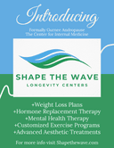 Shape The Wave Longevity Centers logo