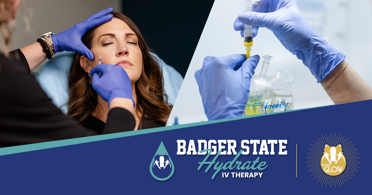 Badger State Hydrate & Badger Glow logo